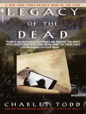 cover image of Legacy of the Dead
